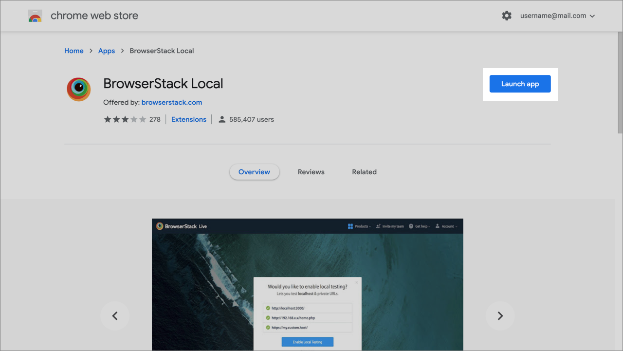 Local Testing