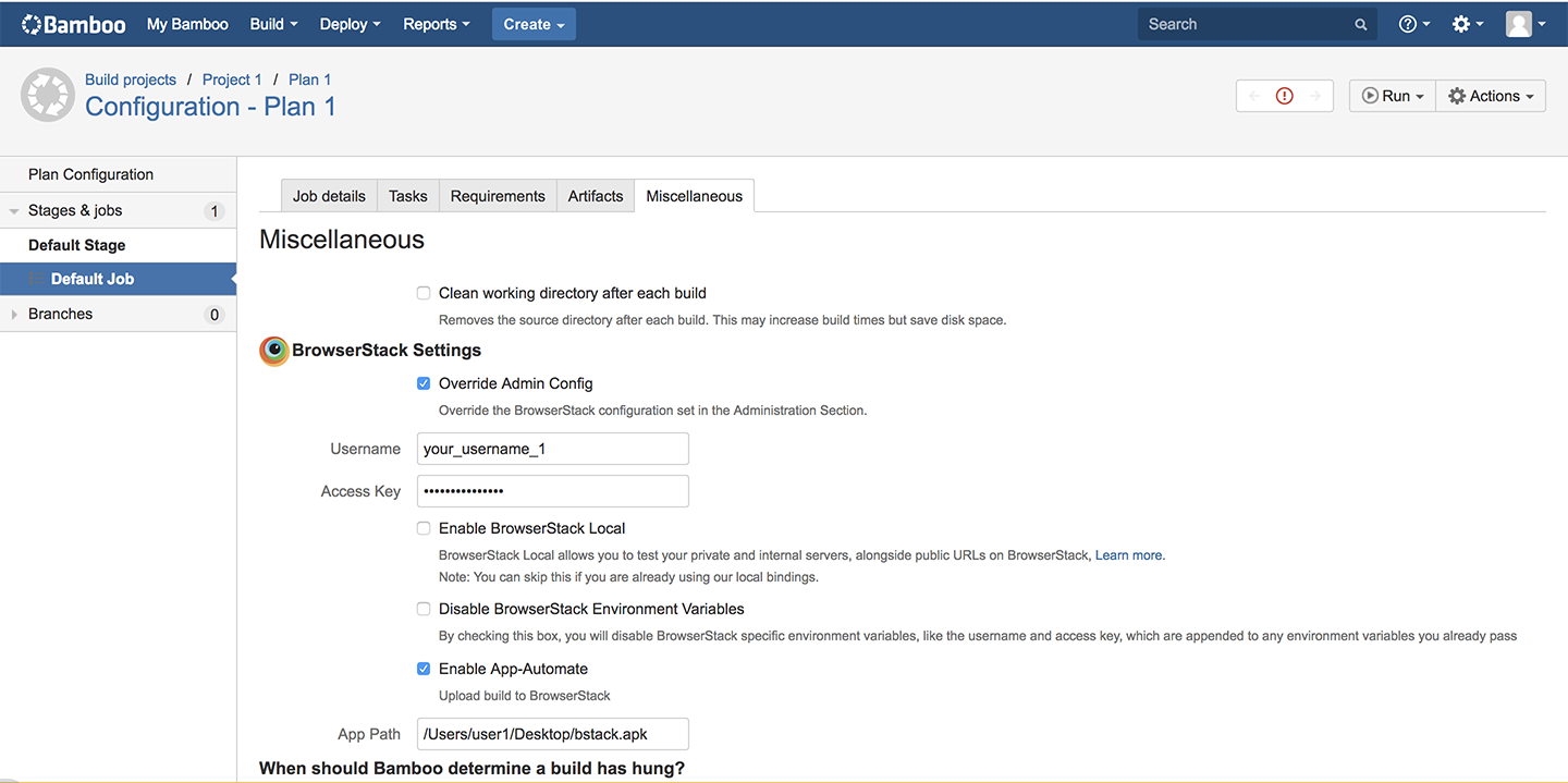 Jenkins upload app