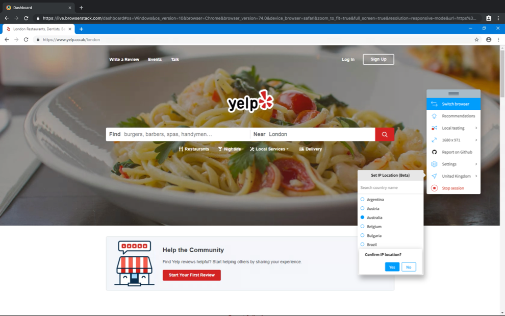 IP GeoLocation Live