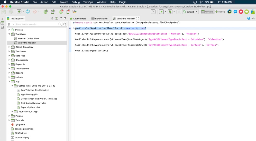 Configure Tests